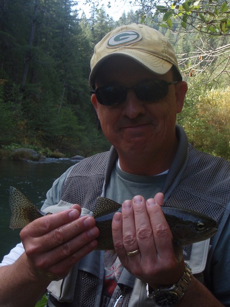 Dan with a McCloud rainbow