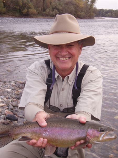 Gene caught this one on a dry fly