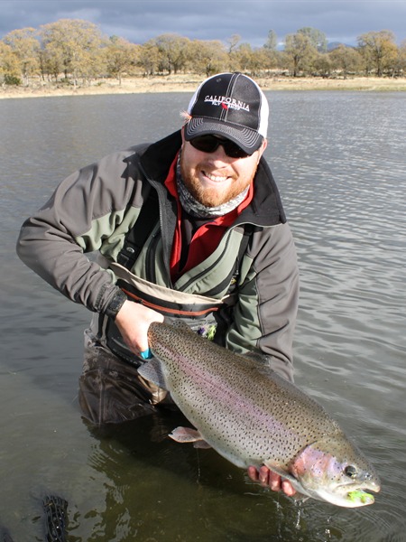 Alex from Cal Fly Shop with a beauty