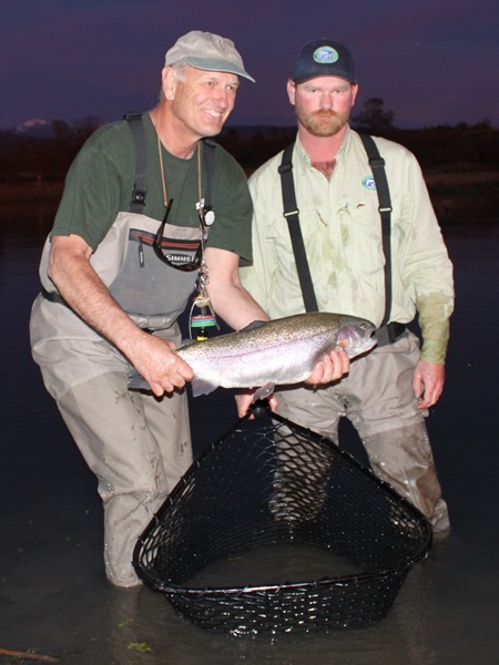 Our host Clint helps John land a nice one