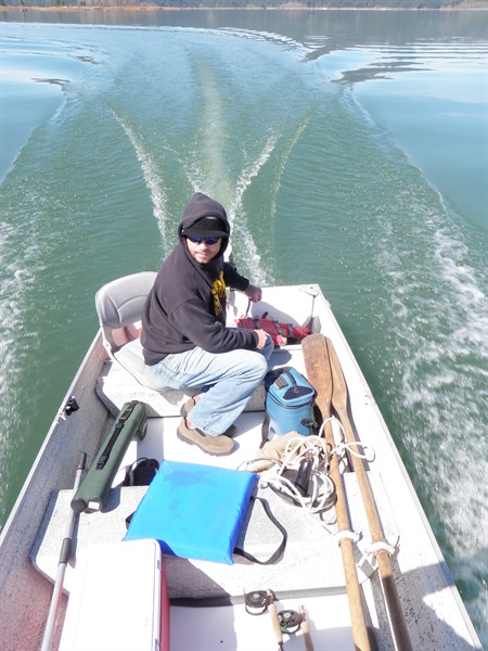 Capt Dax in search of hot trolling