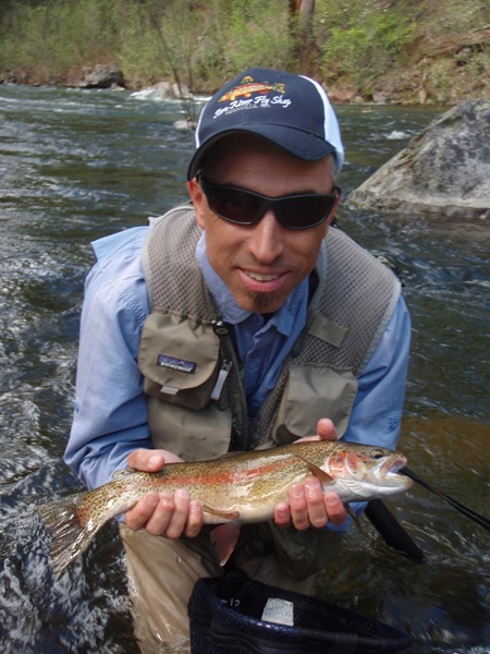Dan with the biggest landed fish of the day