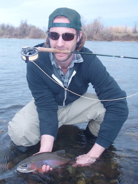Edward with a nice dry fly bow