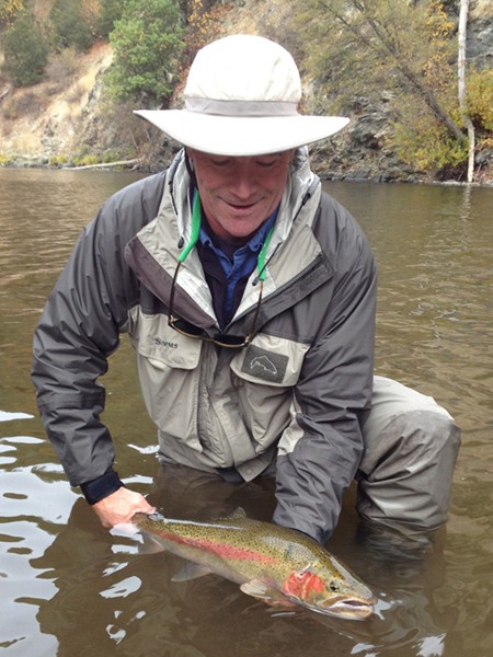 John admiring a nice fish