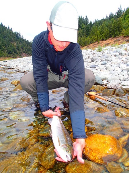 Andy had a very productive first ever steelhead trip