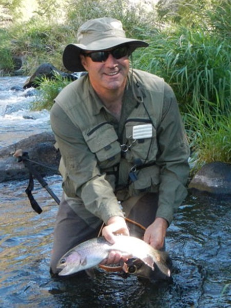 Alan with the result of his 2nd cast of the day