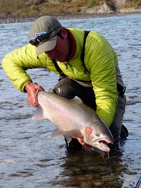 Dean Bell with another mega BC steelie