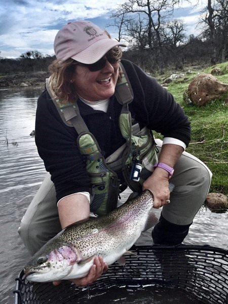 Mel with a big rainbow