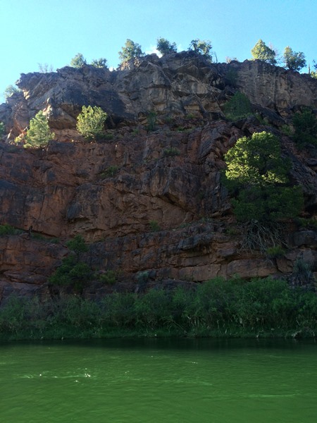 You can see where the river gets its name