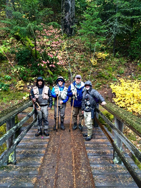 Day two's group: Kevin, Debbie, Bob and Brad. Another amazing group of avid anglers!