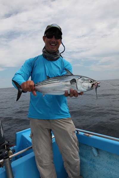 Andrew with a skipjack