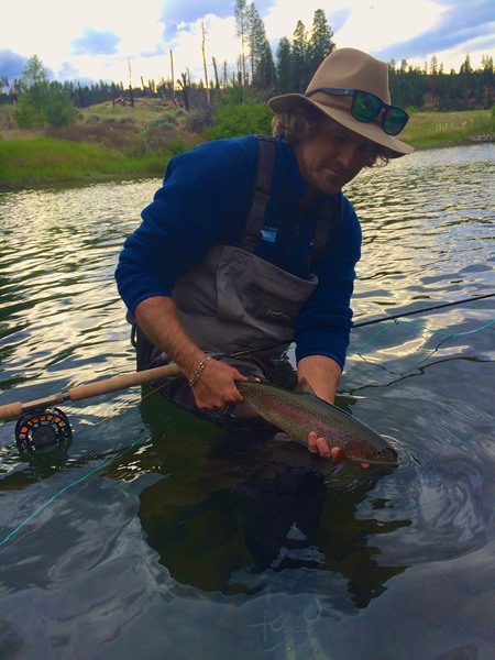 Mikey Wier with a nice rainbow