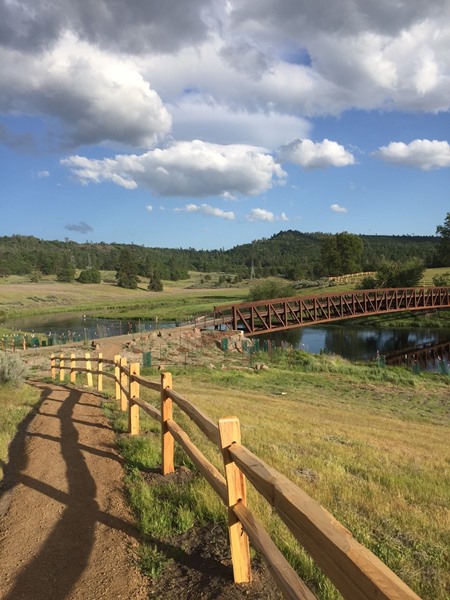 The new access trail allows for anglers to access all of the river.