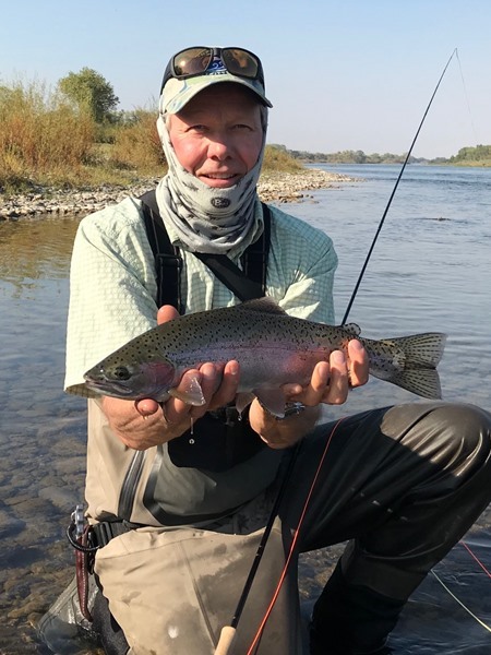 Randy with one of several nice fish