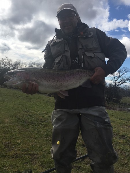 Ben with a gigantic rainbow