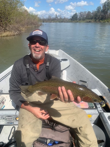 Some good fish to be found in the high flows.