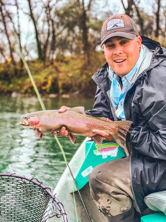 Lower Sacramento River size rainbow.