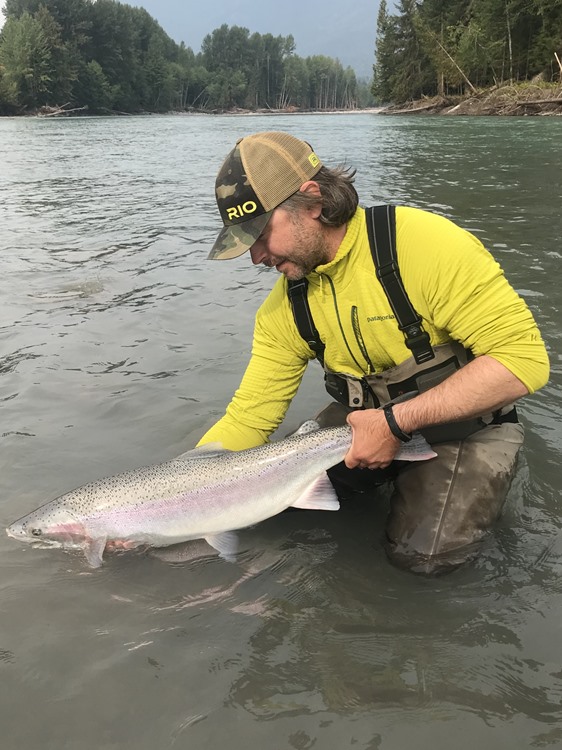 British Columbia dry fly player