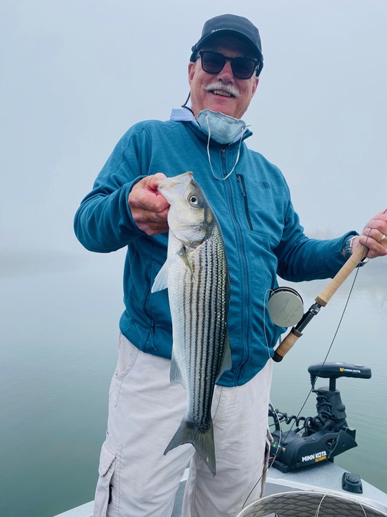 David with a delta striper