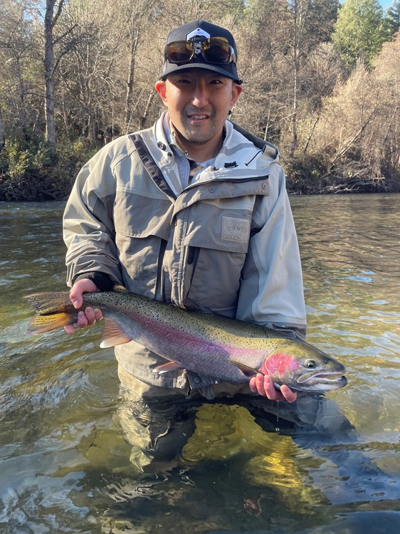 Kevin with a great steelhead