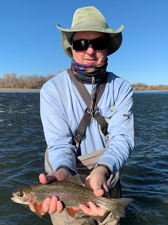 Mike with one of many on the hopper-dropper rig