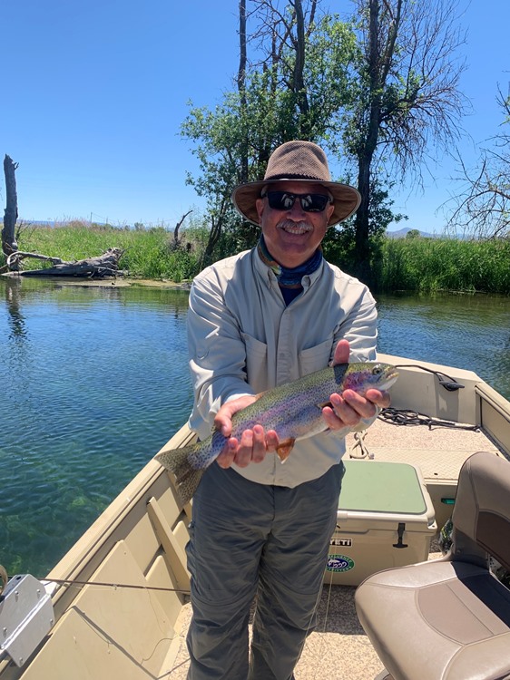 Out of the shallows with a dry/dropper rig