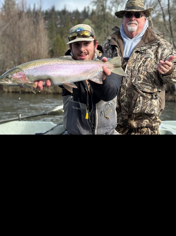 Bill with a beautiful wild steelhead!