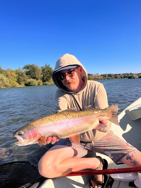 Jesse Flink with a stunning fish.