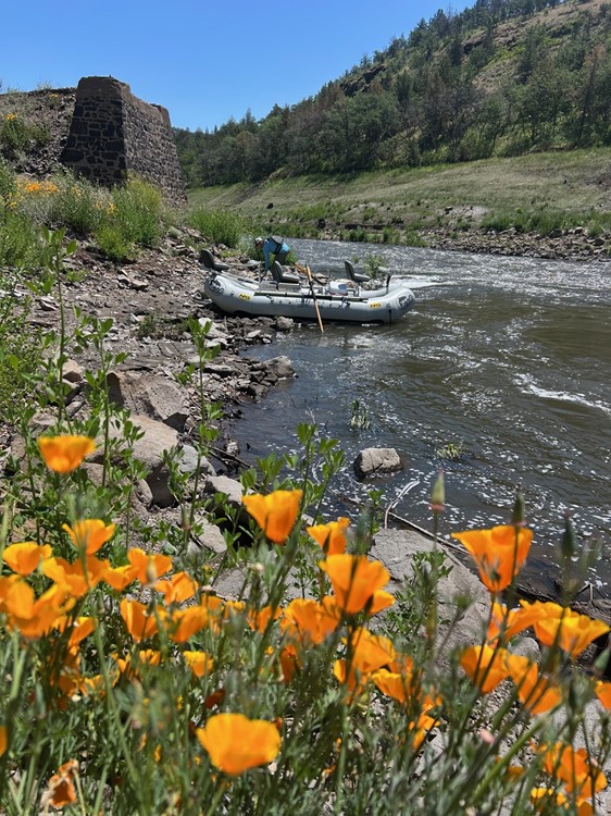 The raft worked great but a drift boat should be fine when the new access is built