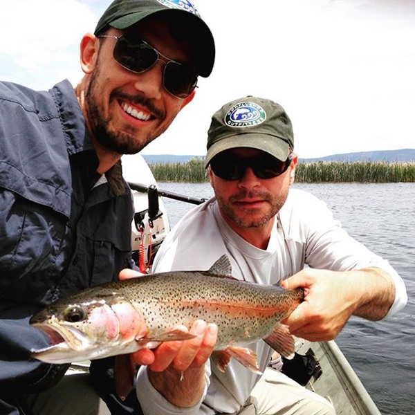 Tony with an awesome Fall River Rainbow