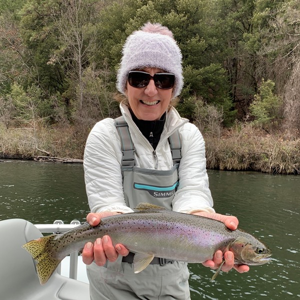 Gina with another really nice fish!