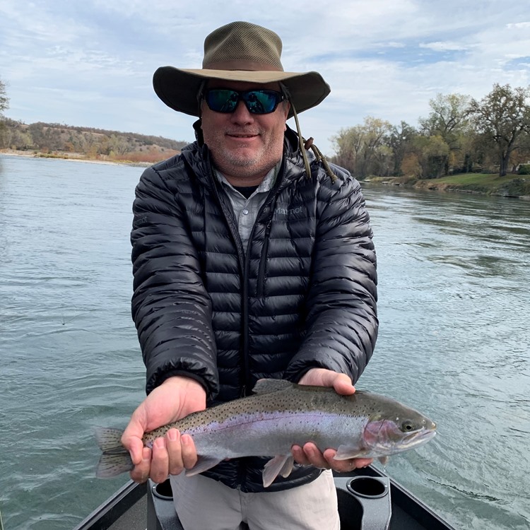 Curtis with a nice hatchery steelhead