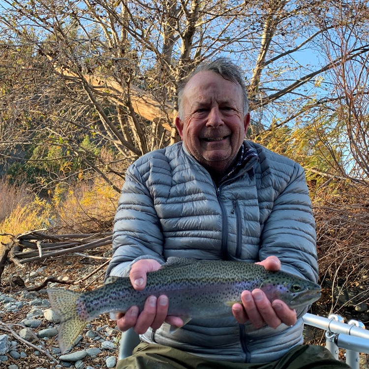 JP with his first steelhead