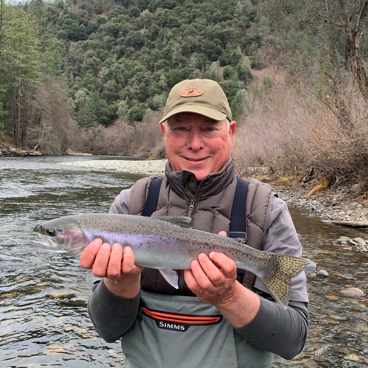 Steve with a nice wild fish