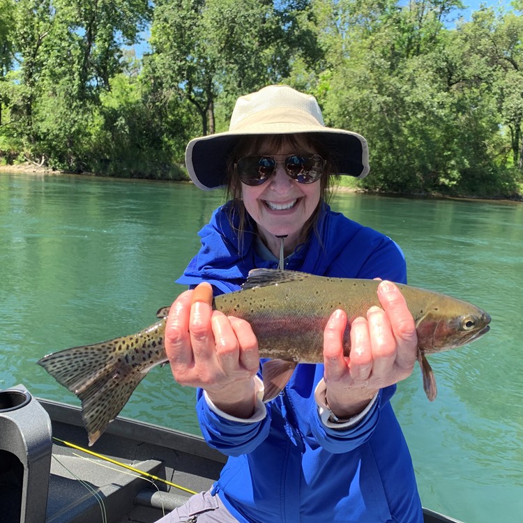 Lee with a very nice fish!