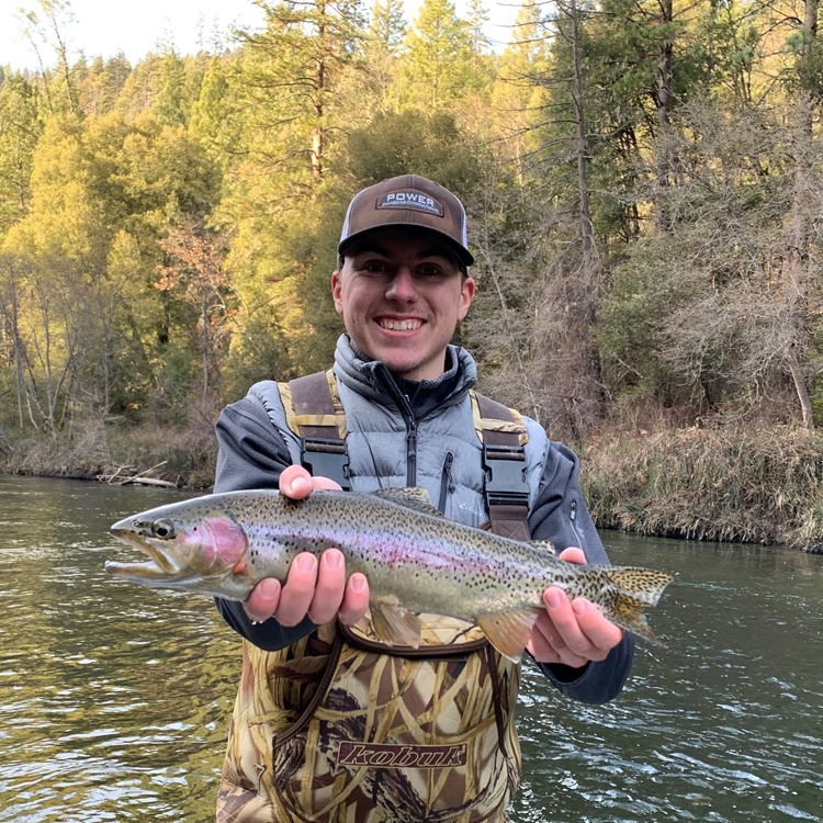 Scott with a nice native steelhead