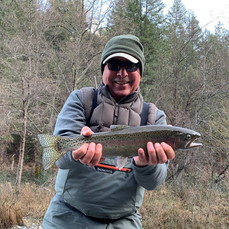 Steve with a good looking hatchery steelhead