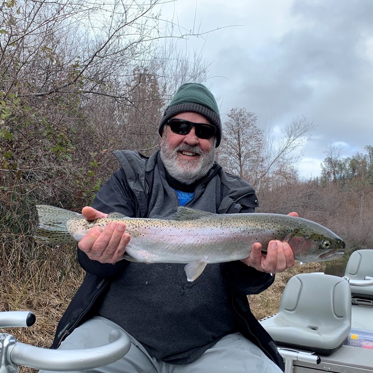 Gary with a well deserved steelhead