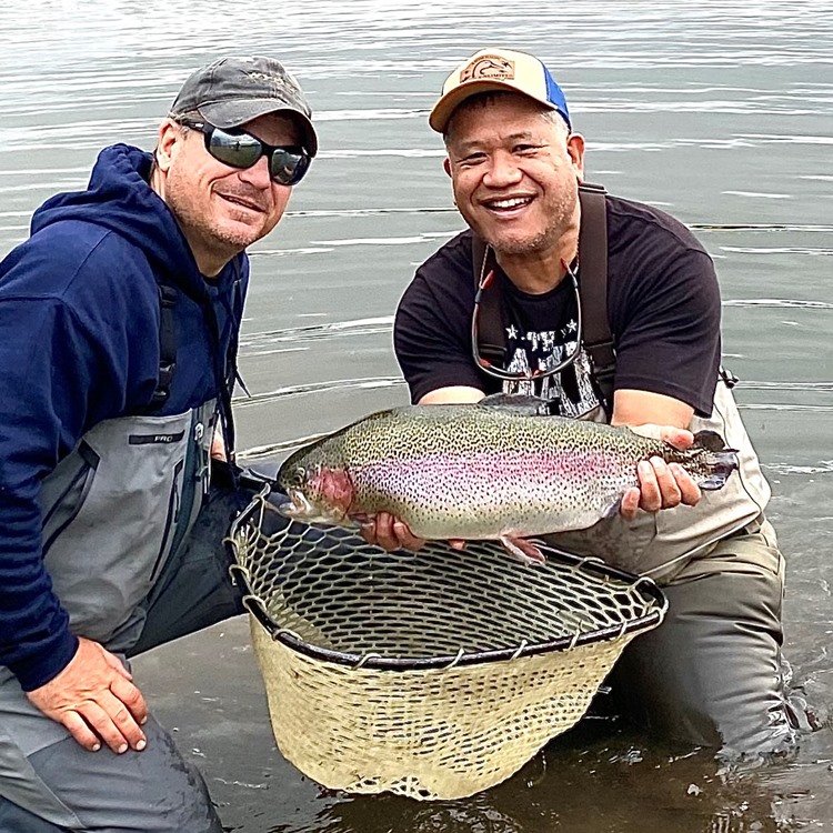 Tony with a hefty one.